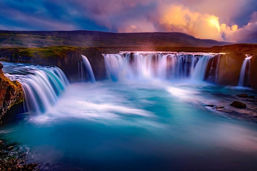  Goðafoss waterfall in Iceland