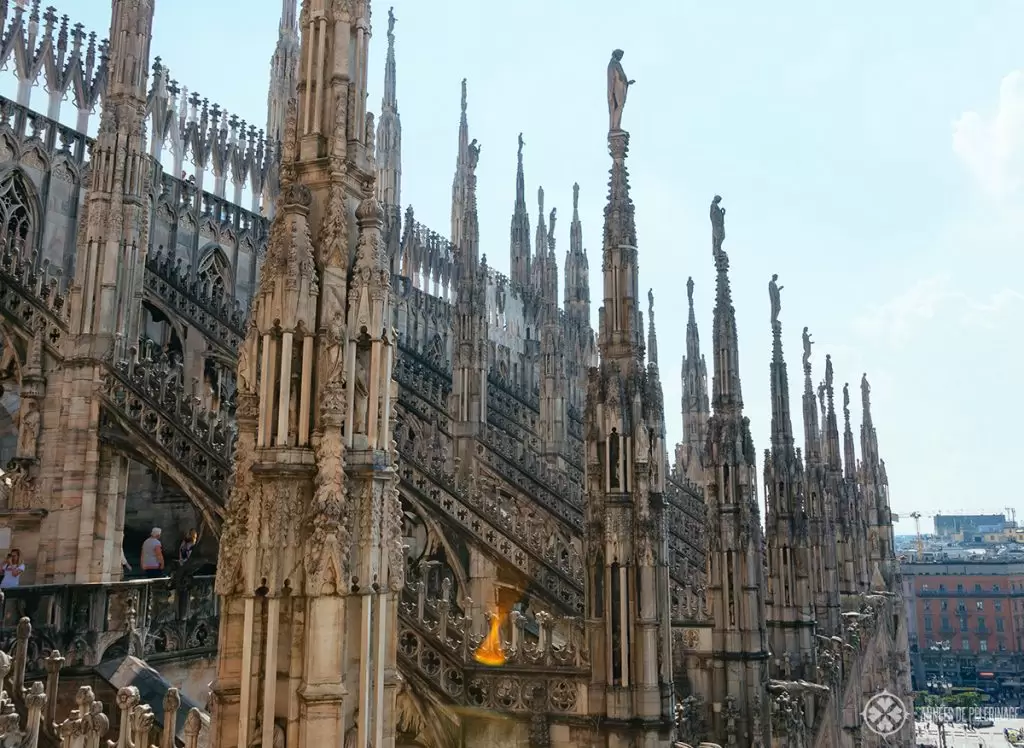 terazza duomo milan italy