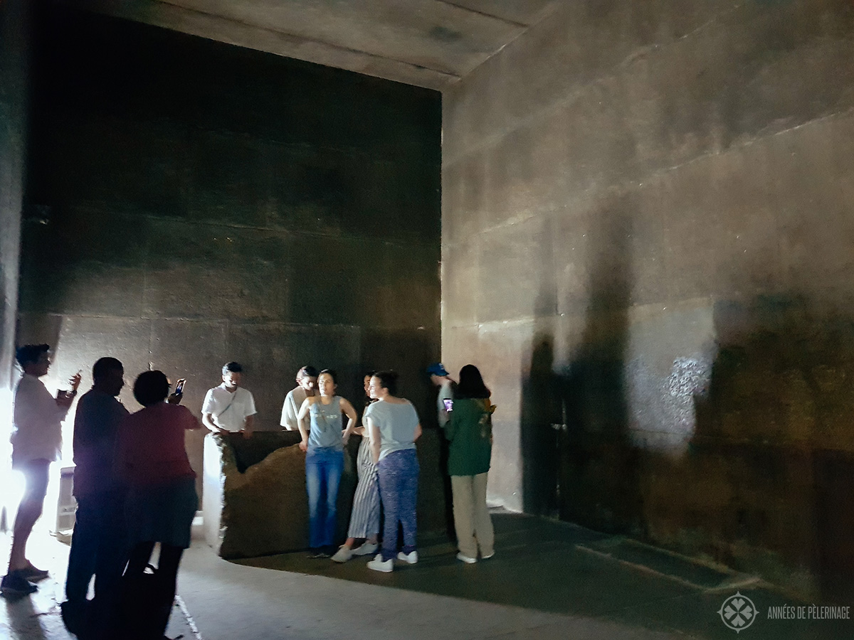 The King'S Chamber inside the Great Pyramid of Khufu in Giza near Cairo, Egypt