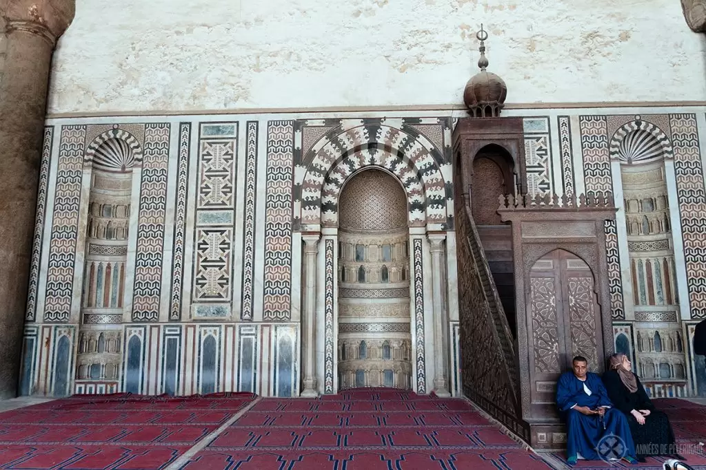 Mihrab and minbar al nasir muhammad mosque cairo citadel