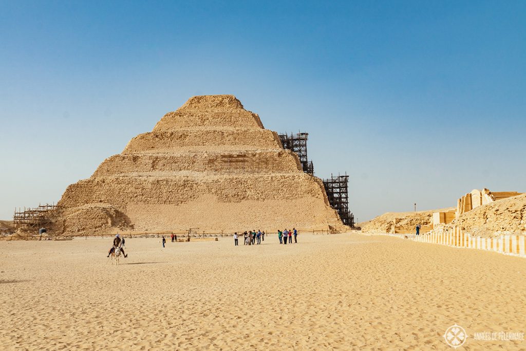 step pyramid of djoser in saqqara near Cairo, Egypt