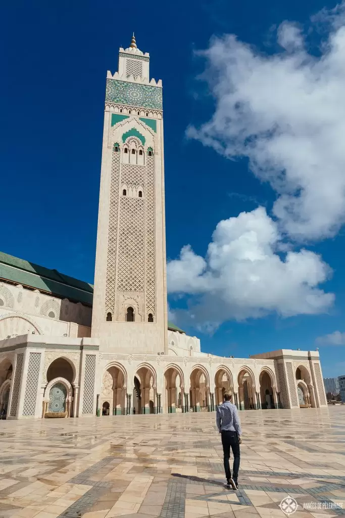 The Hassan II Mosque in Casablanca - the tallest mosque in the world and one of the most famous things to see in Morocco
