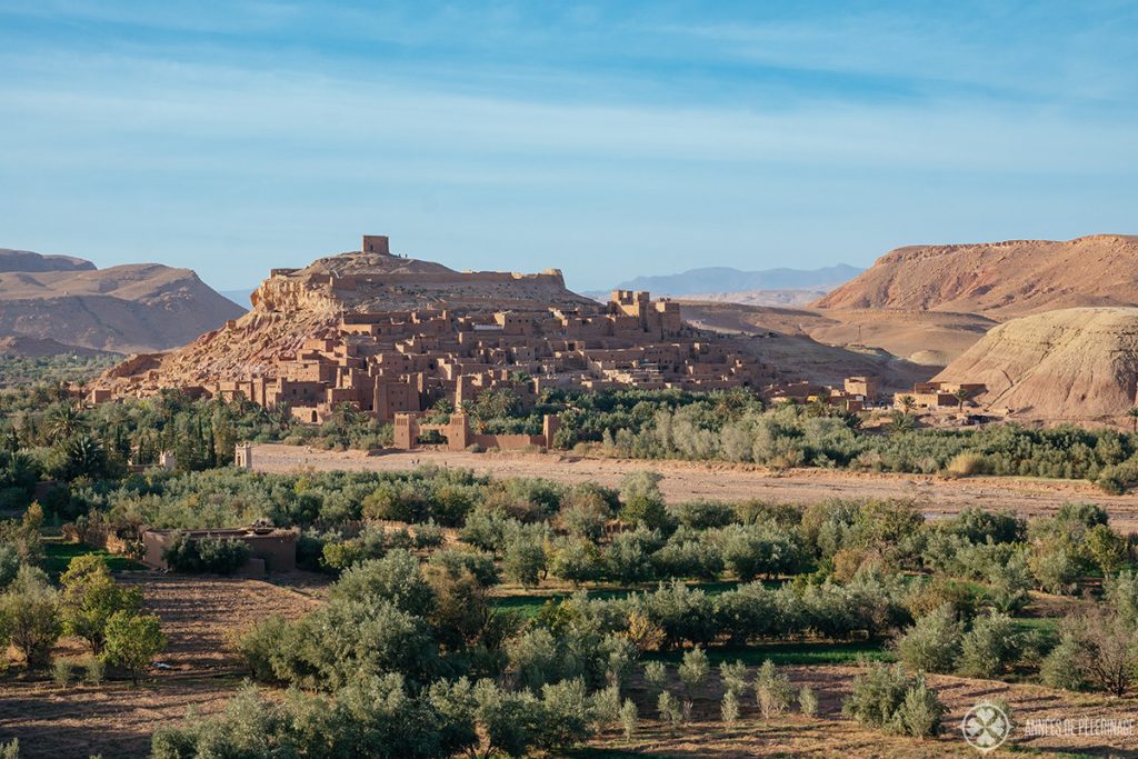 The desert fortress Aït Benhaddou - a Unesco World hertiage site in the very south of Morocco