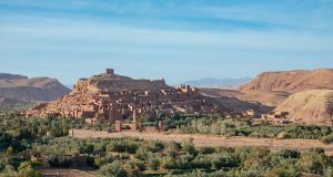 The desert fortress Aït Benhaddou - a Unesco World hertiage site in the very south of Morocco