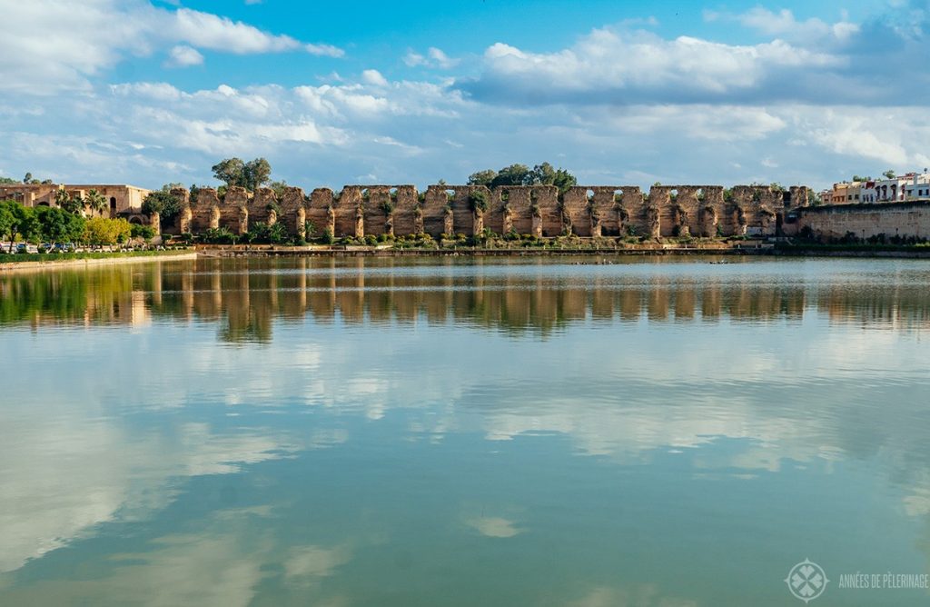 The gigantic Sahrij Swani Basin in Meknes, Morocco - just below the royal stables