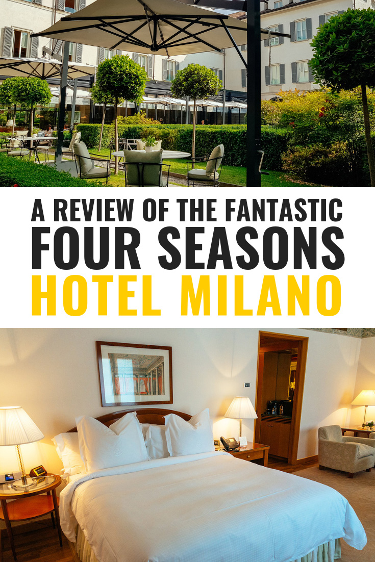 A review of the fantastic Four Seasons Hotel Milano. It counts among the best luxury hotels in Italy and is a true haven with its own underground spa. Click to find out more! #luxury #luxuryhotel #travel #italy #explore