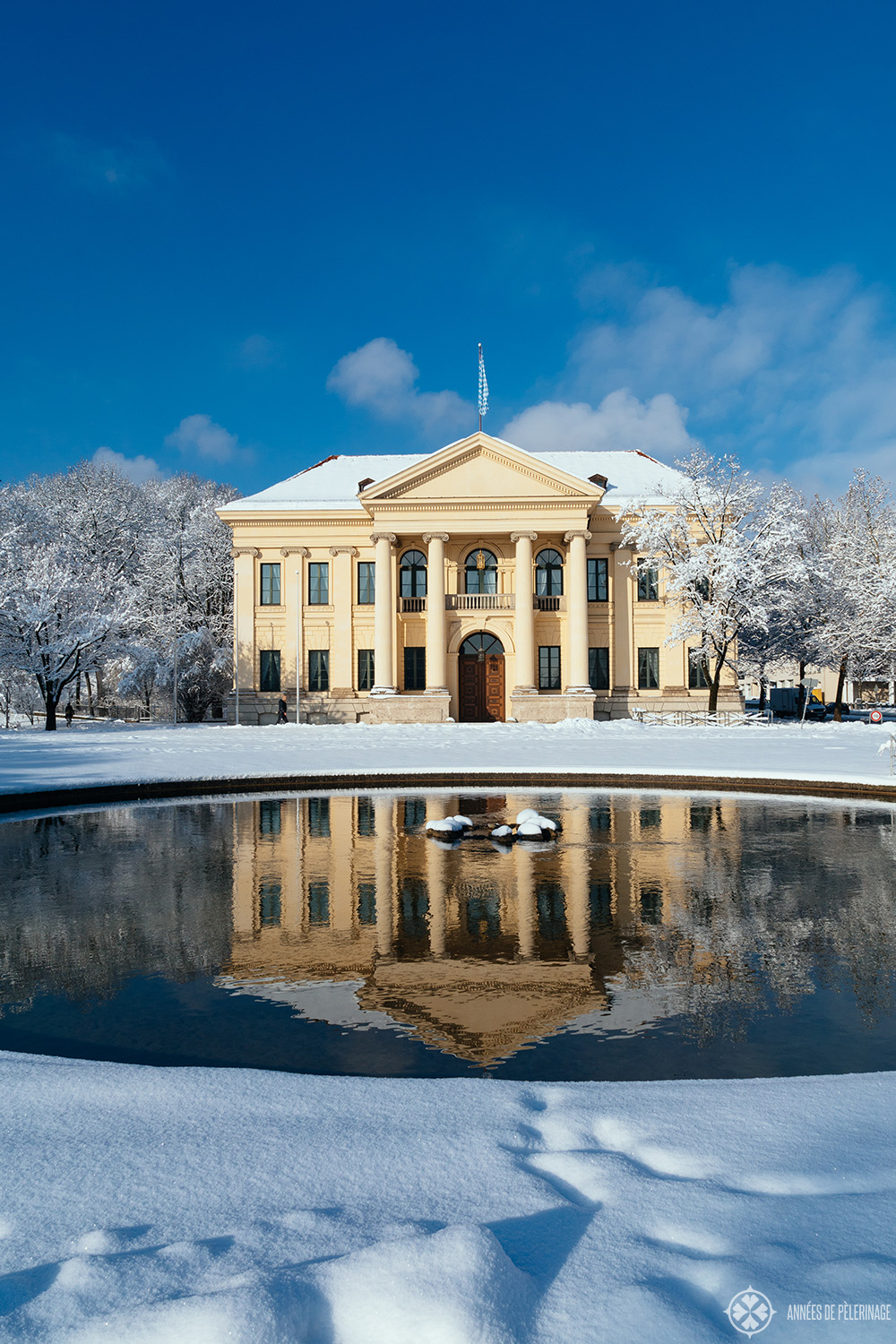 The Prinz-Carl-Palais in Munich in winter