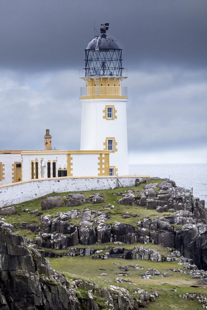 Neist Point Lighthouse on the Isle of Skye, Scotland