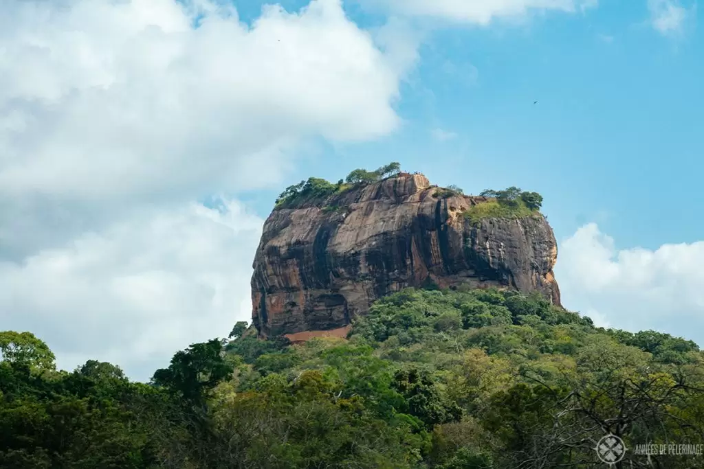 The UNESCO World Heritage site Sigiriya Lion's Rock near Dambulla, Sri lanka