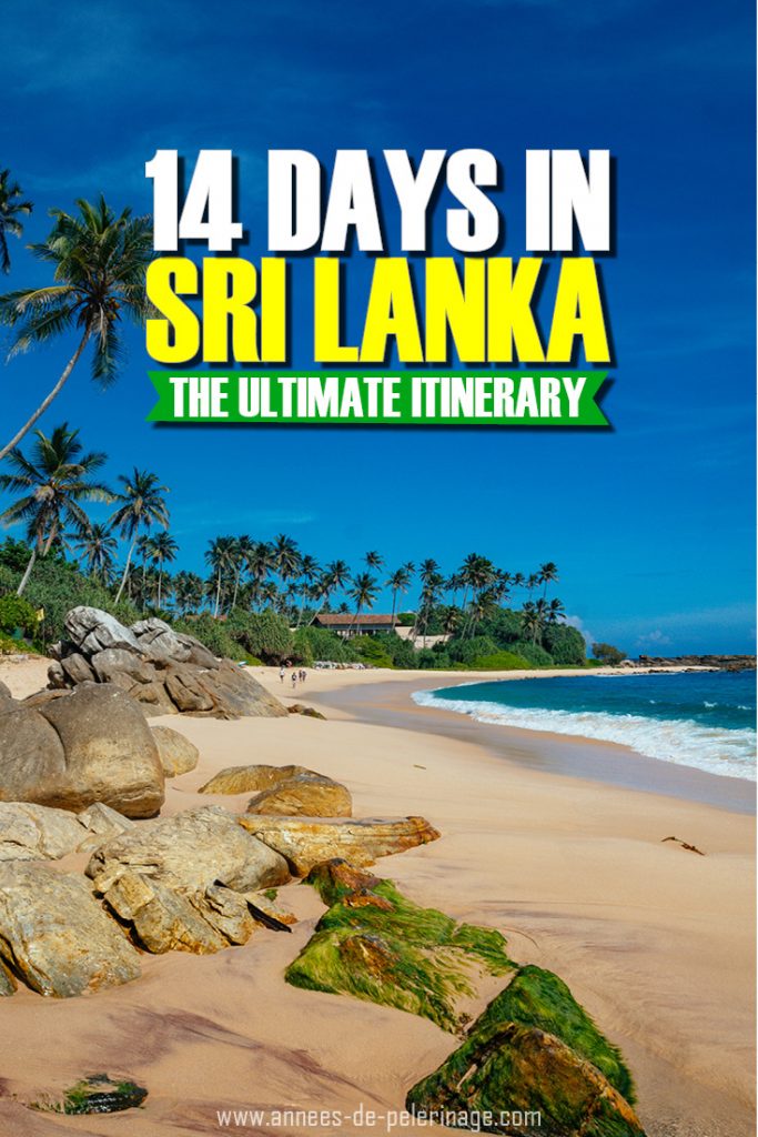 The ultimate 14 days Sri Lanka itinerary. This detailed Sri Lanka travel guide will show you everything you can see in two weeks and how to organize your trip. What to see, when to visit and where to stay - click or more information on Colombo, Sirgiriya, Dambulla, Kandy, Galle and Yalla National park. #travel #srilanka #traveltips #travelguide #asia #wanderlust #explore #bucketlist