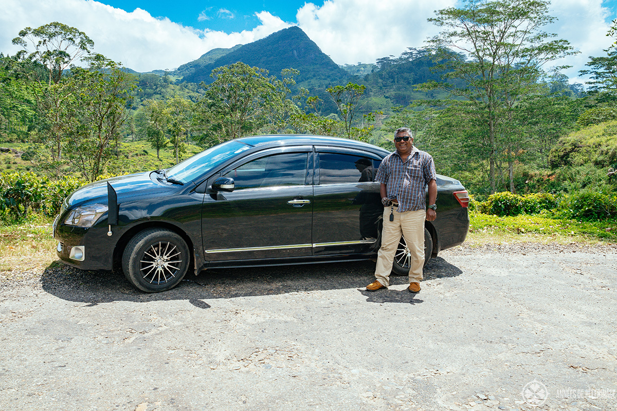 My driver guide in Sri Lanka - not always easy to find a good one