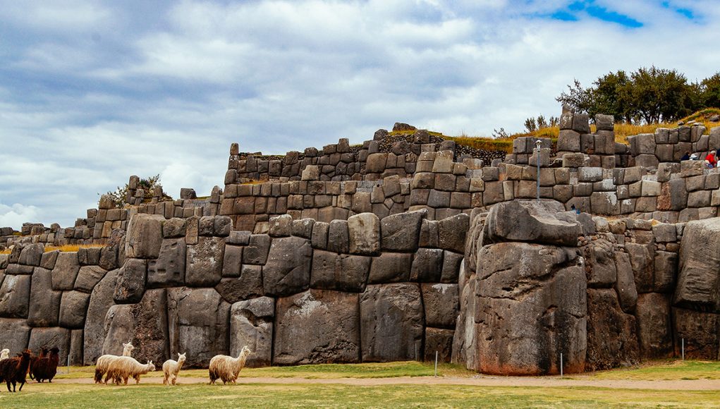 The Inca fortress of Sacsayhuaman in Cusco, Peru