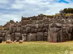 The Inca fortress of Sacsayhuaman in Cusco, Peru