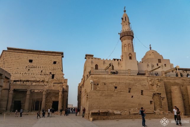 The Abu Haggag Mosque inside Luxor Temple