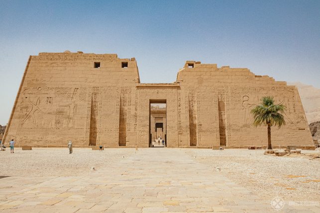 Medinet Habu temple of Ramesses II in the Luxor, Egypt