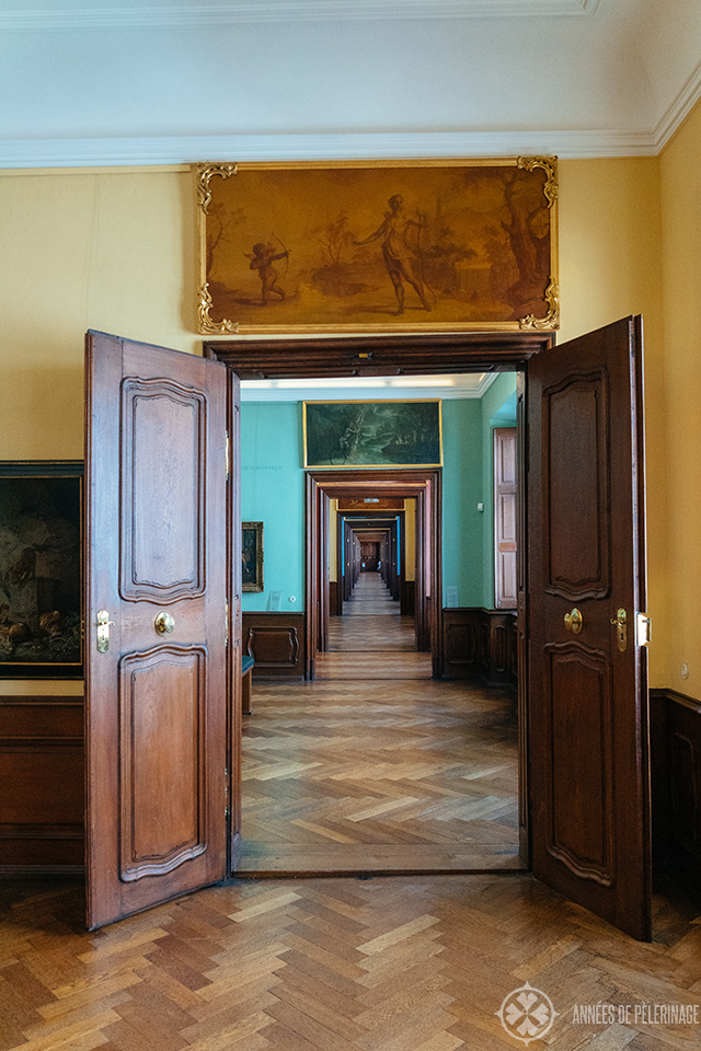 The art gallery inside the Schaetzlerpalais