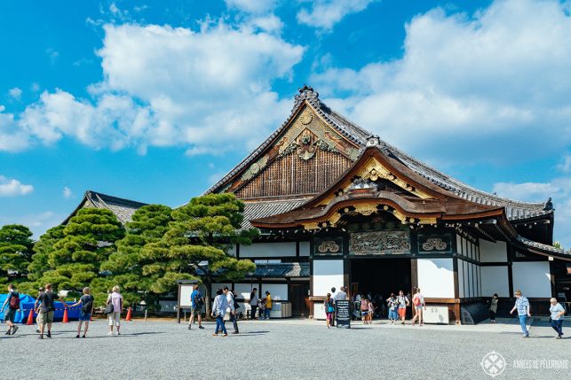 The actual building of the flatland Kyoto Castle