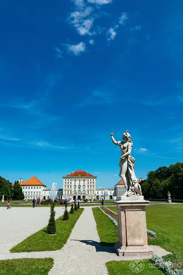 Nymphenburg Palace in the West of Munich