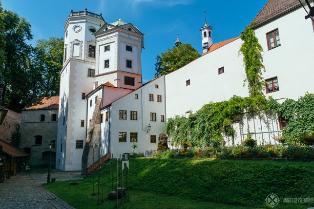 The UNESCO World Heritage site waterworks at the Red Gate in Augsburg