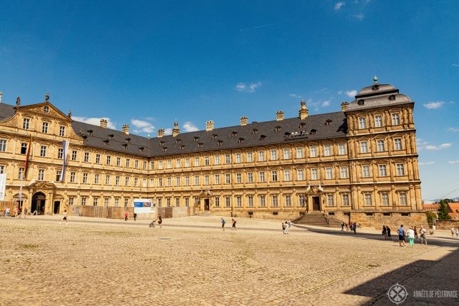 Facade of the New Residence on the Cathedral Hill in Bamberg