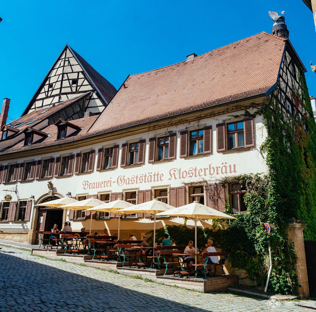 One of many ancient breweries in Bamberg - the city is famous for its beer