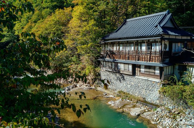 The old main building of the Ryokan