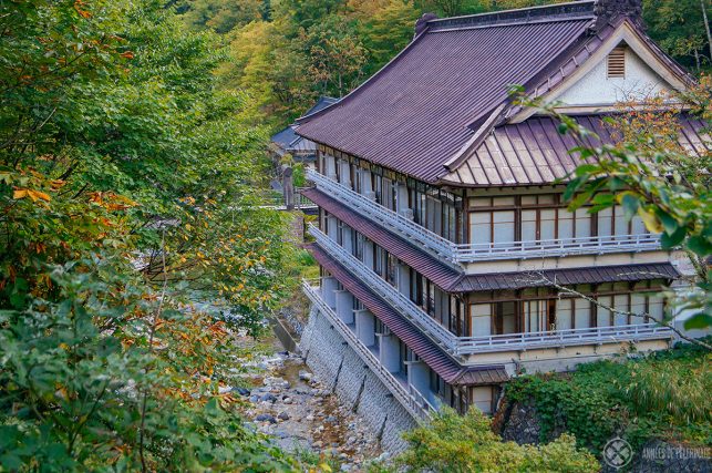 The main building (not the annex!) of Takaragawa Onsen