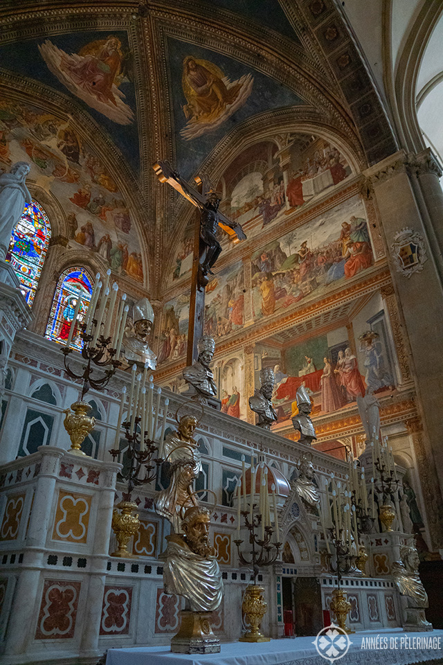 The main altar of Santa Maria Novella