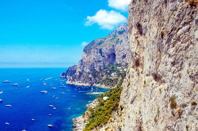 A typical view on Capri