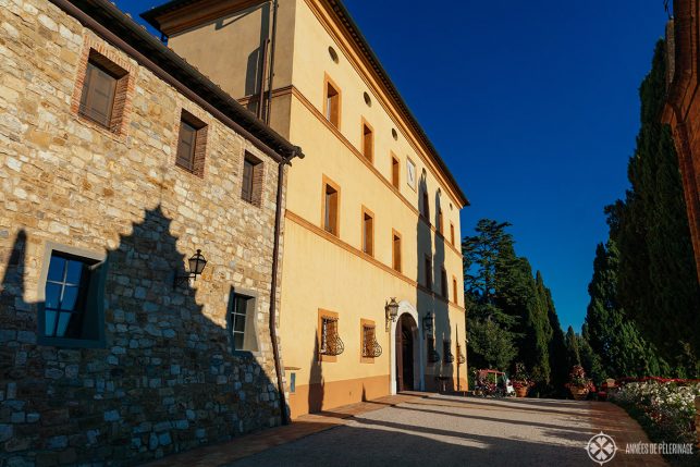 A typical Tuscan hilltop hotel