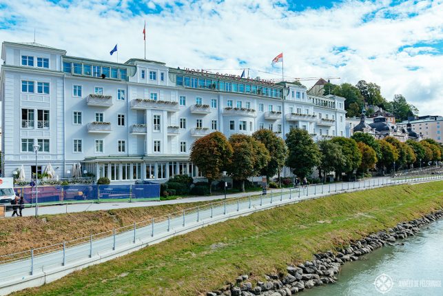 The famous luxury hotel Sacher in Salzburg