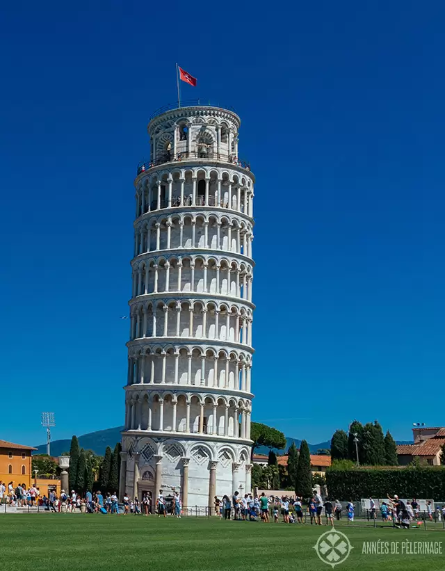 The Leaning Tower of Pisa in the heart of Tuscany