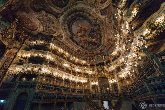 The Margravial Opera House in Bayreuth