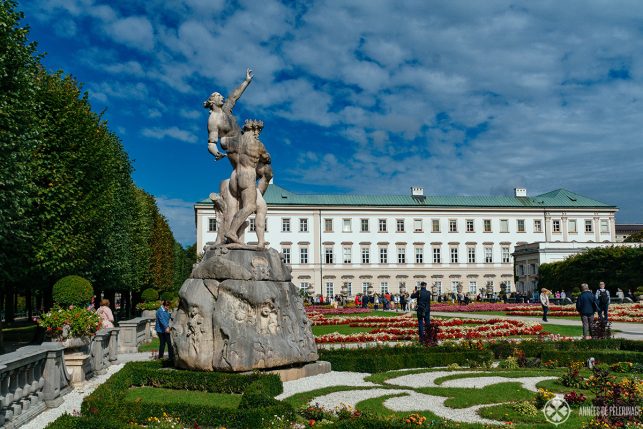 The Mirabell Gardens in Salzburg, Austria
