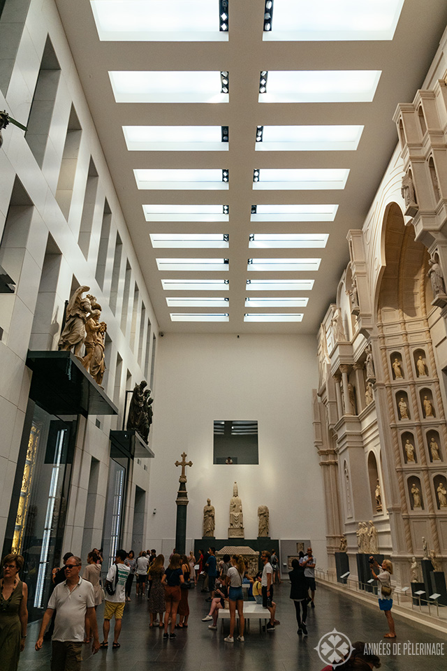 The Salone del Paradiso inside the Duomo Museum
