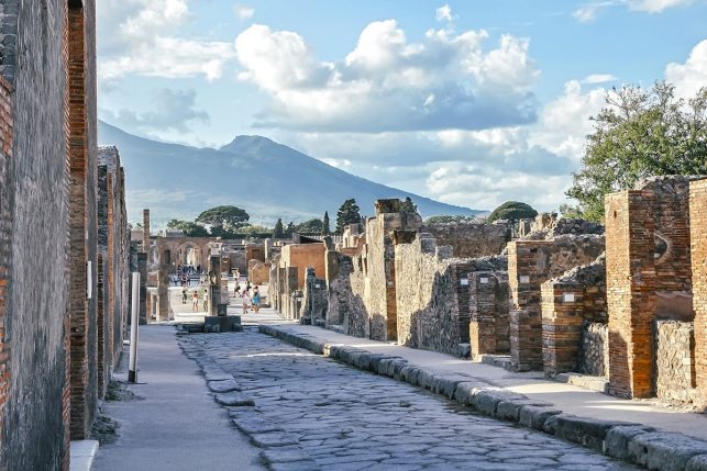 The ruins of Pompeii, Italy