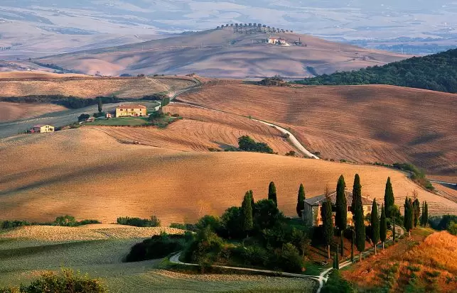 A typical Tuscan landscape in late autumn