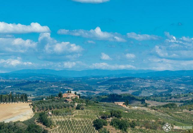 Pretty landscape in Tuscany, Italy