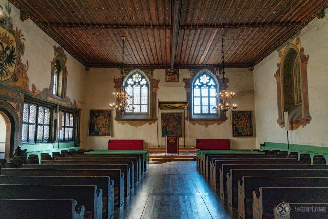 Inside the old town hall where the Eternal Diet of Regensburg once met