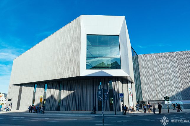 The modern building of the Museum of Bavarian History in Regensburg