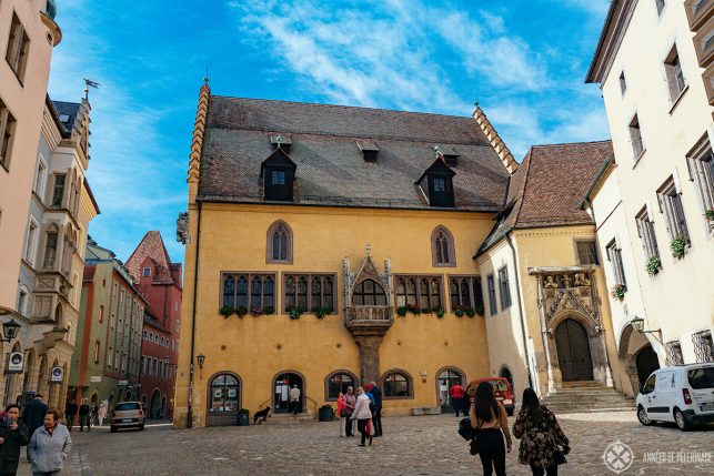 The medieval old town hall of Regensburg