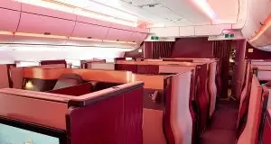 Qsuites review - Qatar Airways business class and everything you need to know before you book a flight.