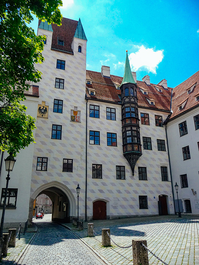 The alter hof castle in Munich, Germany