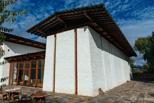 The main lodge of Amankora Bumthang