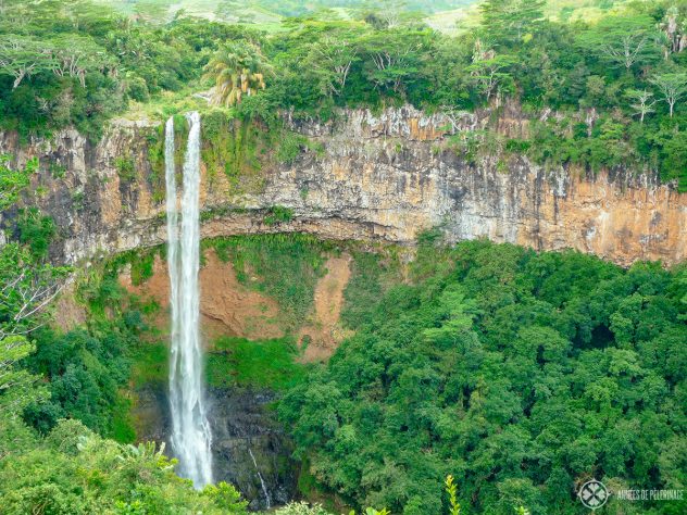 Another picture of the Chamarel Waterfalls - one of the best places to see in Mauritius