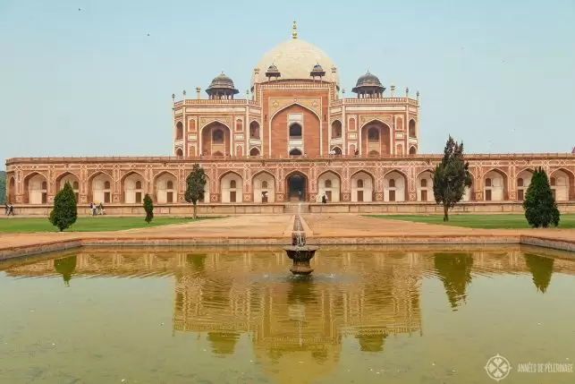 Humayun's tomb as seen from the gardens