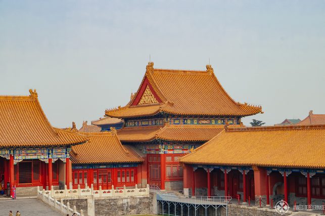 The corners of the Inner court of the Forbidden City in Beijing are home to yet more impressive palaces