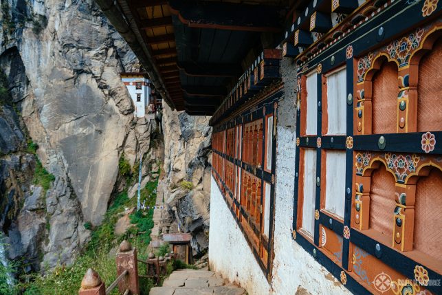 One of the many smaller buildings in the Tiger's Nest monastery