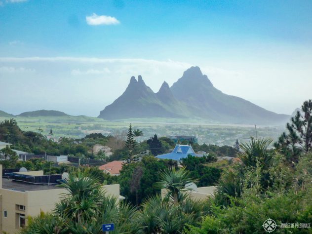 View of a typical neighborhood in Port Louis, the capital of mauritius