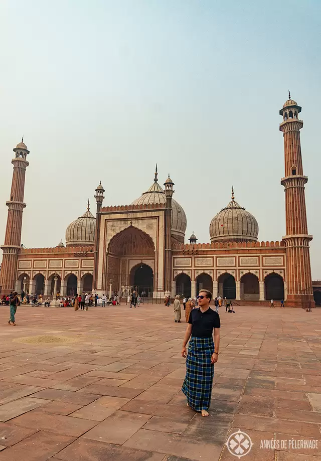 Me in front of the Jama Masjid Mosque